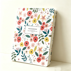 Cuaderno <span class=keywords><strong>de</strong></span> Tapa Dura con Diseño Floral en Acuarela, Tamaños A4/A5/A6, Encuadernado Cosido con Hilo, Páginas Rayadas, Logotipo Personalizado, Papel Offset, <span class=keywords><strong>para</strong></span> Regalo Estudiantil - Product Image 1