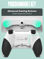 Control Inalámbrico para Juegos Data Frog, Joystick para PS4/PS4 Pro/PS4 Slim y PC, Óptimo para Consolas de Juegos