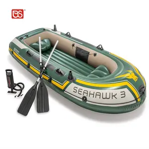 Intex barcos de pesca rowing seahawk, barcos de pesca recreativos, grande, compra de barco inflável para 4 pessoas