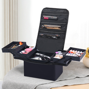 Nuevo Estuche Organizador de <span class=keywords><strong>Maquillaje</strong></span> Profesional de Alta Calidad, Vacío, para Cosméticos, de Viaje, con Gran Capacidad de Almacenamiento - Product Image 4