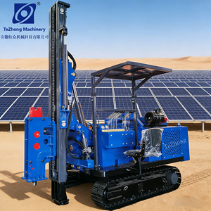 TZ536 태양광 파일 드라이버는 텔레스코픽 마스트 디자인을 갖추고 있어, 파일 사이의 유연하고 편리한 이동이 가능합니다. - Product Image 1