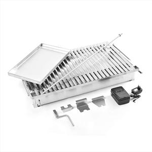 Da esterno in acciaio inox carbone barbecue Grill con bracci di sollevamento - Product Image 1