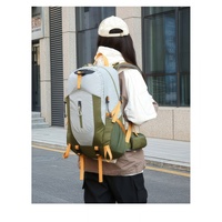 Sac à dos d'escalade imperméable de haute qualité, tendance, pour hommes et femmes, personnalisé, pour le camping en plein air, la randonnée, fermeture éclair, 20-37L, nylon
