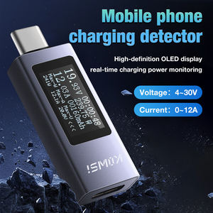 Toptan yüksek kalite KWS-2301C dijital multimetre güç şarj gerilim akım otomotiv elektrik dedektörü USB Tester - Product Image 6