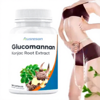 VitaSpring OEM Comprimés de Glucomannane de Konjac, Complément Minceur au Konjac, Produit 100% Pur, Biologique, Halal, Comprimés de Glucomannane de Konjac