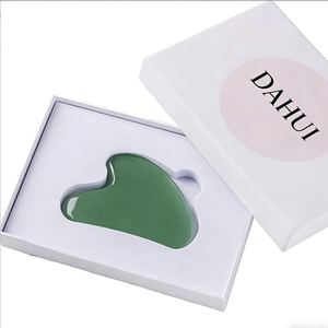 Masajeador Facial de Jade al por Mayor, Productos de Masaje, Herramienta Gua Sha, Rodillo Facial - Product Image 1