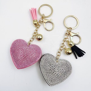 Porte-clés Poulpe en Cristal Diamant Dessin Animé Océanique, Pendentif de Sac en Velours Coréen avec Strass Thermocollants, Cadeau - Product Image 5