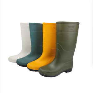 Stivali da <span class=keywords><strong>Uomo</strong></span> in PVC Impermeabile Marrone, Resistenti e Adatti per Cantieri, Lavori di Sanificazione e Operazioni all'Aperto - Product Image 3