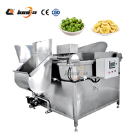 Friteuse à eau circulaire en acier inoxydable SUS304 pour haricots verts, ail et oignons crus, avec système de retrait automatique des résidus