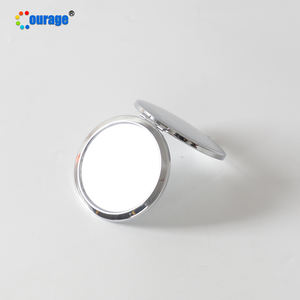 <span class=keywords><strong>M</strong></span>-12双面圆口袋化妆品化妆镜热升华镜定制 - Product Image 3