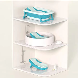 מפעל סיטונאי ידידותי לסביבה מוצרי תינוקות אמבט התינוק ג 'קוזי ילדים תינוקות עמ' + tpe מתקפל אמבטיה - Product Image 4