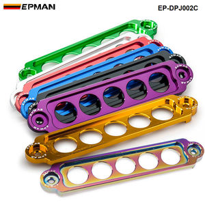 EPMAN Racingแบตเตอรี่อลูมิเนียมTie Down Mountวงเล็บรั้งบาร์ล็อคชุ<span class=keywords><strong>ด</strong></span>สําหรับHonda Civic SI 02-05 EP-DPJ002C - Product Image 4