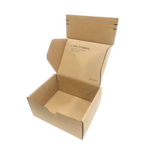Boîte <span class=keywords><strong>de</strong></span> rangement robuste, emballage pliable, Carton ondulé, fermeture personnalisée, boîte postale à fermeture éclair - Product Image 2