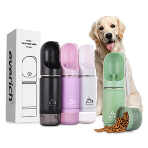 Conjunto de Tigelas de Alimentação Portáteis para Animais de Estimação em Aço Inoxidável de 14 Oz da Everich, Garrafa de Água para Cães - Product Image 2