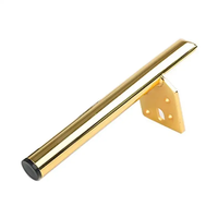 Pieds de meubles en métal doré robustes pour Table basse banc canapé commode bureau meuble TV et placard bricolage pieds de Support