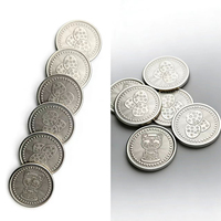 Jetons de jeu d'arcade, jetons de jeu de monnayeur, jetons métalliques, jetons en acier