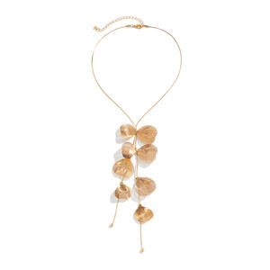 Niche ginkgo biloba feuille collier à franges style doux et cool design sens transfrontalier rétro pull collier bijoux <span class=keywords><strong>tour</strong></span> <span class=keywords><strong>de</strong></span> <span class=keywords><strong>cou</strong></span> - Product Image 5
