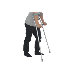 Groothandel Verstelbare Aluminium Mobiliteitshulpmiddel Wandelstok Onderarmkrukken Medisch Lichtgewicht 220LB Draagvermogen 85-115cm voor - Product Image 4