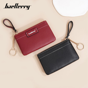 กระเป๋าใส่เหรียญขนาดเล็กสำหรับผู้หญิง Baellerry สีพื้น ซิปปิด พกพาสะดวก ใช้ได้ทุกวัน - Product Image 2