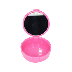 Estuche portátil para guardar artículos dentales con espejo, estuche para retenedores de ortodoncia, estuche para molares Invisalign - Product Image 2
