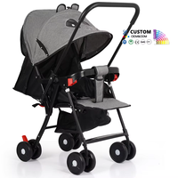 Coches Para Bebes. Poussette compacte à poignée réversible Offre Spéciale Landau pour bébé Poussettes pliables de voyage légères pour bébé