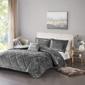 Ensemble de housse de couette tissé en velours DB King Twin hiver noël polyvalent mariage hôpital hôtel Polyester tricoté Fabri personnalisable - Product Image 1