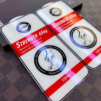 Protection d'écran en verre trempé ultra-résistant antichoc 45KG pour iPhone 18 17 16 15 Pro Max 14 13 12 11