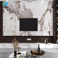 Panneau mural Oufei en PVC WPC de style européen traditionnel, résistant à l'humidité, géométrique, pour intérieur et extérieur, chambre, salon, salle de bain, usage domestique