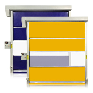 PVC Chất lượng cao con lăn màn trập di chuyển nhanh chóng Windproof tự động xếp chồng nhanh công nghiệp trượt cửa công nghiệp - Product Image 5