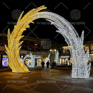 Fournisseur en gros d'arches lumineuses LED de Noël en Chine, usine d'éclairage de décoration de festival commercial en extérieur - Product Image 6