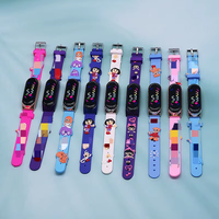 Jam Tangan Digital Layar Sentuh Bentuk Hewan Retro Oval M4 Movement LED untuk Anak-Anak 2025