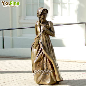 カスタムサイズのカラフルな鋳造金属ブロンズ中国の古代女性の女性の像 - Product Image 4