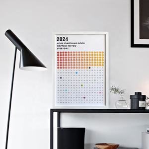Calendrier de bureau Copllent en bois effaçable 2026, simple, décoratif, mural, personnalisé, calendrier de planification 365 jours - Product Image 3