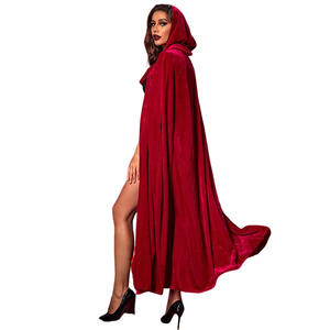Costumes d'<span class=keywords><strong>halloween</strong></span> bon marché <span class=keywords><strong>Cape</strong></span> noire rouge <span class=keywords><strong>Cape</strong></span> d'<span class=keywords><strong>halloween</strong></span> Double face pour adulte - Product Image 4