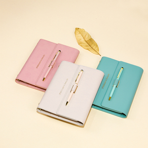 Thiết kế Hot Bán kế hoạch tùy chỉnh nhà sản xuất máy tính xách tay trifold PU da Refill trang bên trong Tạp Chí - Product Image 5