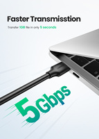 Cable de Extensión USB 3.0 TPE Macho a Macho para Disco Duro, TV Box, Cámara e Impresora con 12 Meses de Garantía