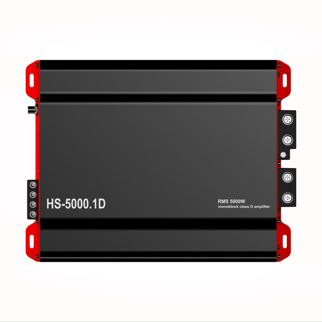 HS-5000.1D RMS 5000W Class D Monoblock Digital Amp Car Power Amplifier Mono Car Audio Amplifier Supported for ODM/OEM