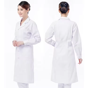 Proveedor de fábrica Enfermería Uniforme de hospital Tela Médicos Bata de laboratorio Uniforme médico Mujer - Product Image 2