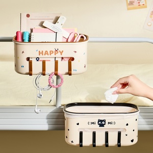 Cartoon Office Dormitory Bedside <b>Corner</b> Shelves Top Hanging Storage Organizer Holder Shelf <b>Basket</b> Bedside Hanging <b>Basket</b> - Product Image 5