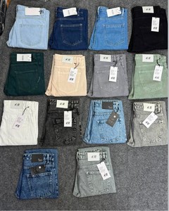 Pantalones <span class=keywords><strong>Vaqueros</strong></span> de Mezclilla de Pierna Recta Casuales de Invierno para <span class=keywords><strong>Hombre</strong></span>, Lavados, Medianos, Modernos, Versátiles, de Marca, al por Mayor, Tipo Cargo - Product Image 5