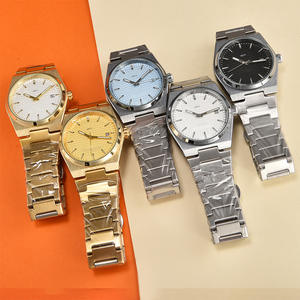 Montre Quartz Homme Luxe <span class=keywords><strong>Tissot</strong></span> PRX de Grande <span class=keywords><strong>Marque</strong></span>, Cadran Dégradé Simple Noir, Étanche en Acier Inoxydable - Product Image 5