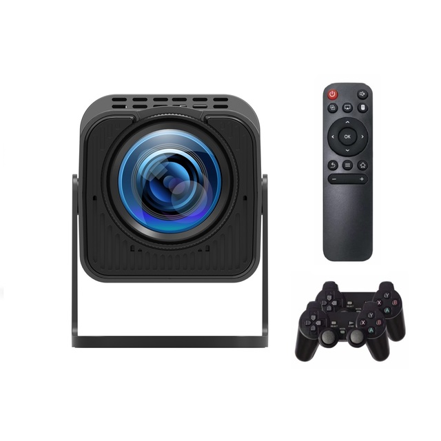 Game Projector Android11 Portable Home Theatre LCD 1G 2G Hy320pro FHD 720P LED 300LMs Built-In Speakers Auto Keystone Beamer