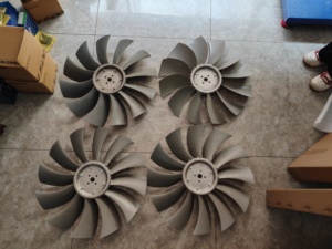 ใบพัดหม้อน้ำ/พัดลมเครื่องยนต์คุณภาพสูง LUYUE รุ่น 800144118 สำหรับอะไหล่รถขุด 12 ใบ รับประกัน 3 เดือน - Product Image 4