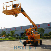 Grue de levage certifiée CE et ISO Élévateur de flèche automoteur hydraulique sino mobile