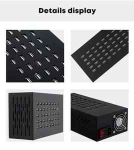 <span class=keywords><strong>200W</strong></span> 5V 20 dispositivos multipuerto lámpara adaptador de ordenador portátil Puerto tipo C USB viaje teléfono móvil escritorio cargador rápido estación de acoplamiento - Product Image 5