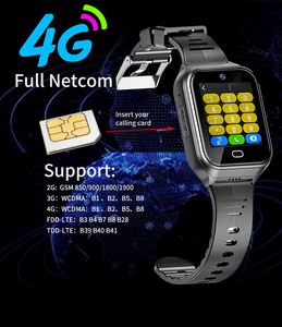 2024ใหม่ล่าสุดคนเก่าปลอดภัยและสุขภาพ GPS ติดตาม tempratue and <span class=keywords><strong>HR</strong></span> Monitor ผู้สูงอายุ SOS GPS สมาร์ทวอทช์4G และ ODM H09 - Product Image 1