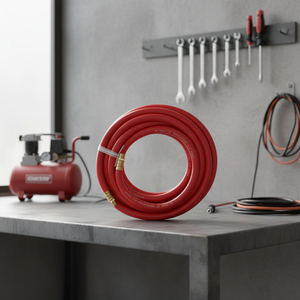 สายยางลม HYROTEFLEX มาตรฐาน SAE ขนาด 3/8 นิ้ว แบบถักเสริมแรง ขนาดเส้นผ่านศูนย์กลางภายนอก 10 มม. อุณหภูมิใช้งาน -35~+80 องศาเซลเซียส - Product Image 1