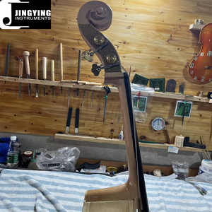 Instrumentos de cuerda de música Jingying 2024, placa de presión de ribete barniz hecho a mano contrabajo - Product Image 6