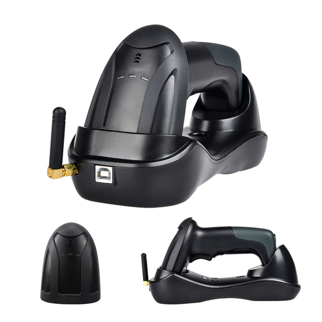Netum Industrial Series Bar Code Scanner Charger Base Ccd 2D Qr Code Scanner Wireless Barcode Scanner