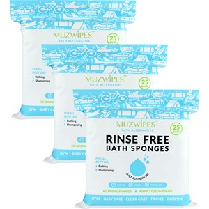 Lingettes de douche antibactériennes jetables tout-en-un, taille <span class=keywords><strong>voyage</strong></span>, pour adultes, sans eau, pré-savonnées, éponge nettoyante pour le bain, sans rinçage - Product Image 1